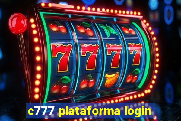 c777 plataforma login