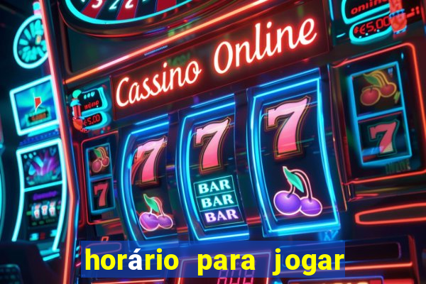 horário para jogar fortune rabbitCommercial