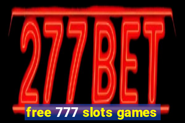 free 777 slots games