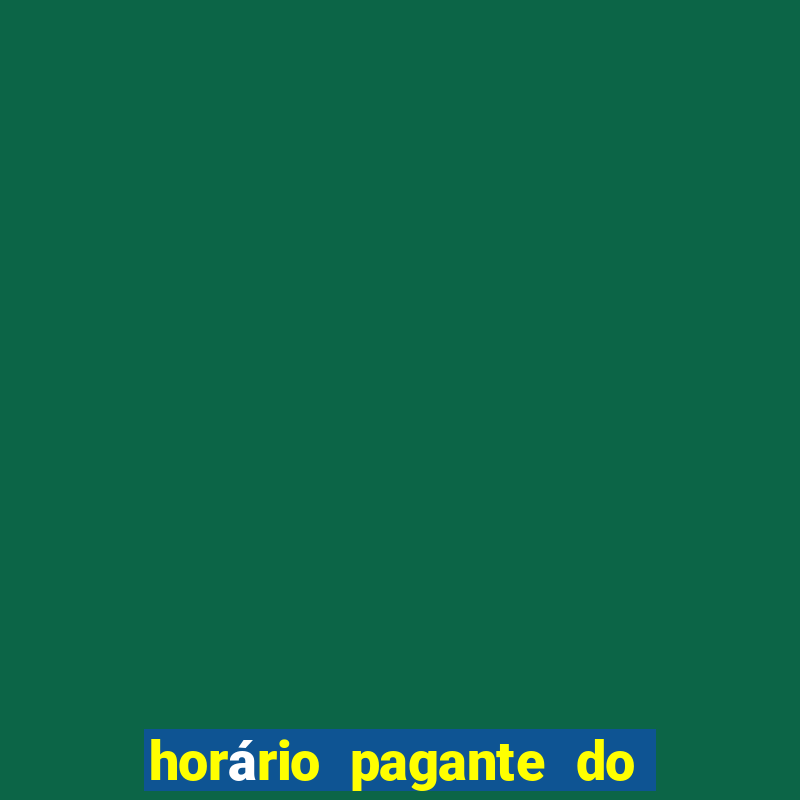 horário pagante do fortune mouse