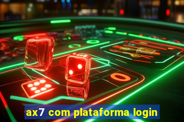 ax7 com plataforma login