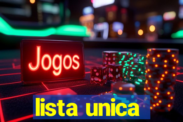 lista unica