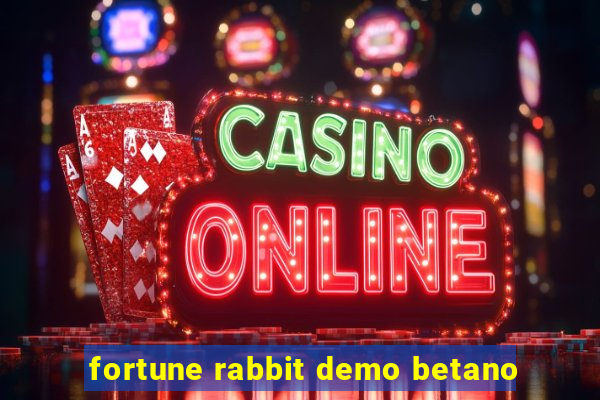 fortune rabbit demo betano