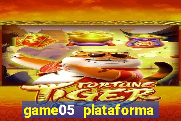 game05 plataforma de jogos