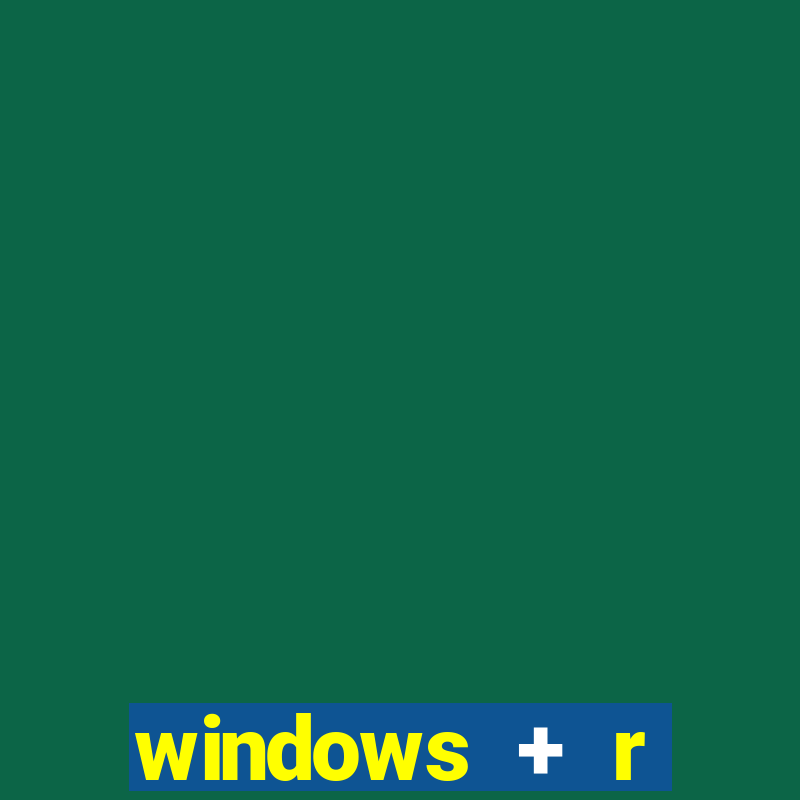 windows + r comandos para acelerar