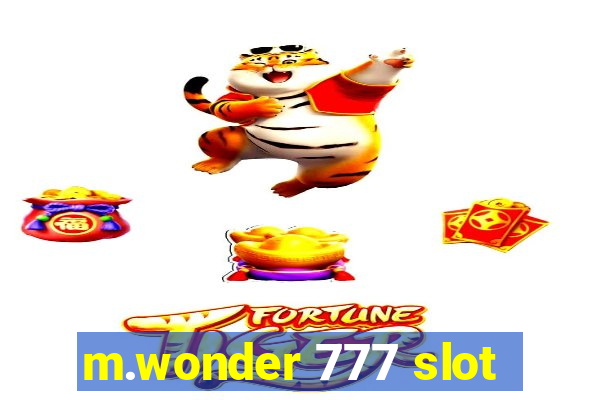 m.wonder 777 slot