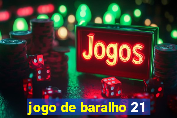 jogo de baralho 21