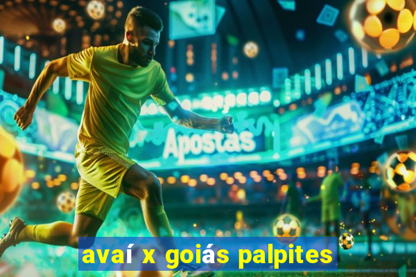 avaí x goiás palpites