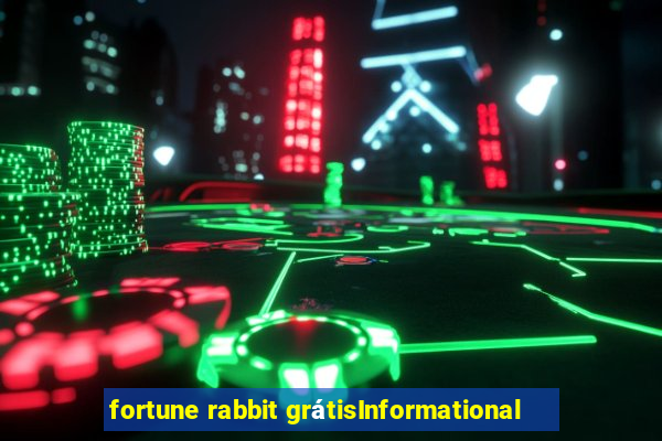 fortune rabbit grátisInformational