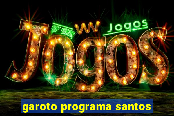 garoto programa santos