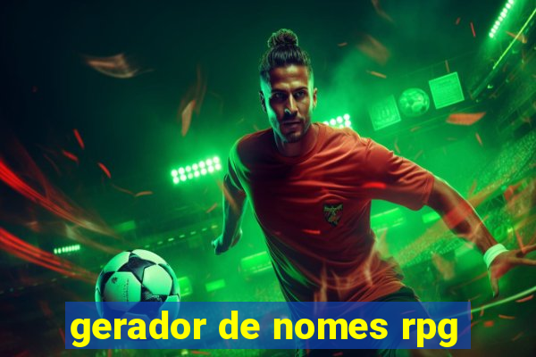 gerador de nomes rpg