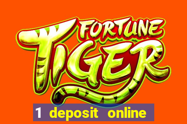 1 deposit online casino usa