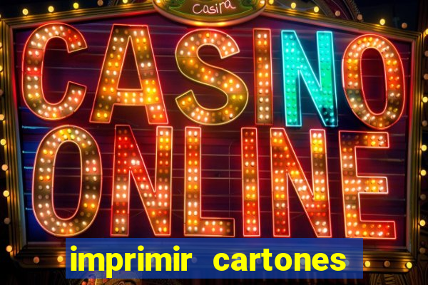 imprimir cartones de bingo