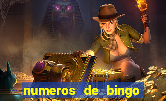 numeros de bingo del 1 al 75