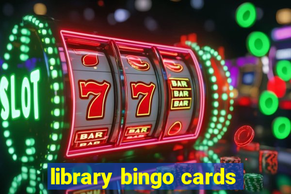 library bingo cards