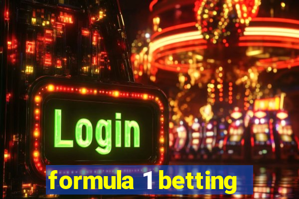 formula 1 betting