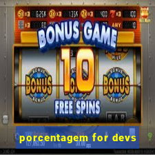 porcentagem for devs