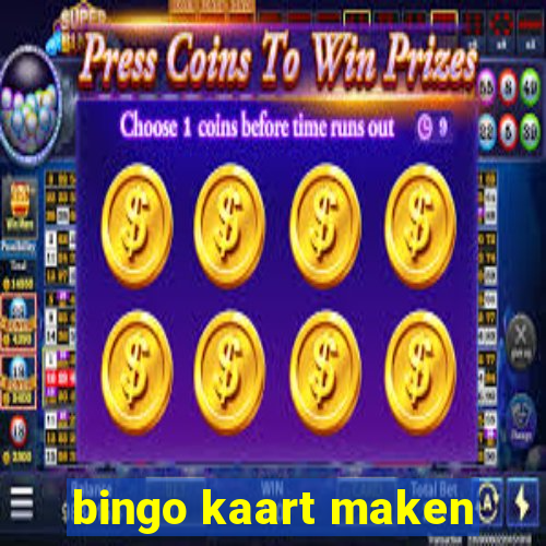 bingo kaart maken