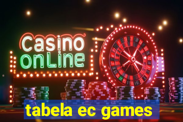 tabela ec games