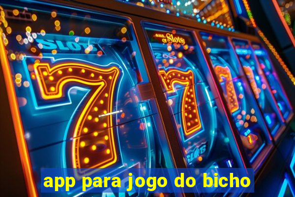 app para jogo do bicho