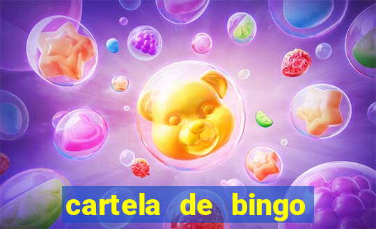 cartela de bingo até 30