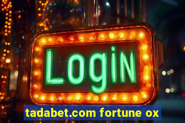 tadabet.com fortune ox