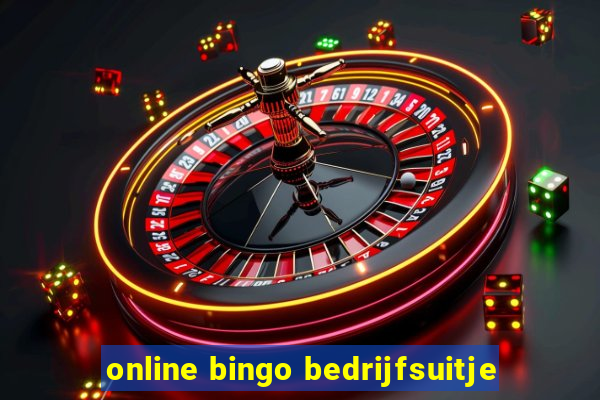 online bingo bedrijfsuitje