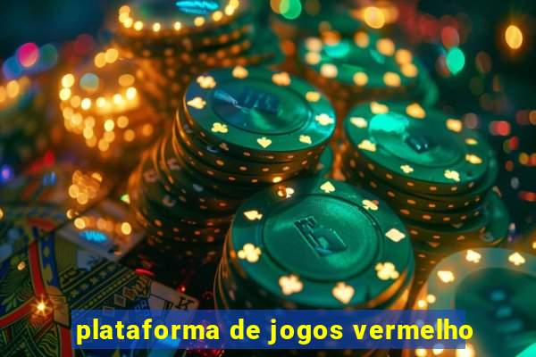 plataforma de jogos vermelho