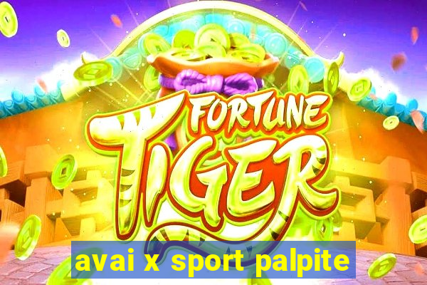 avai x sport palpite