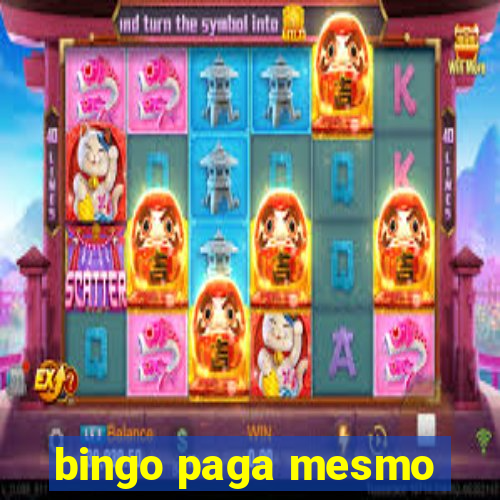 bingo paga mesmo