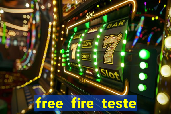 free fire teste grátis jogar