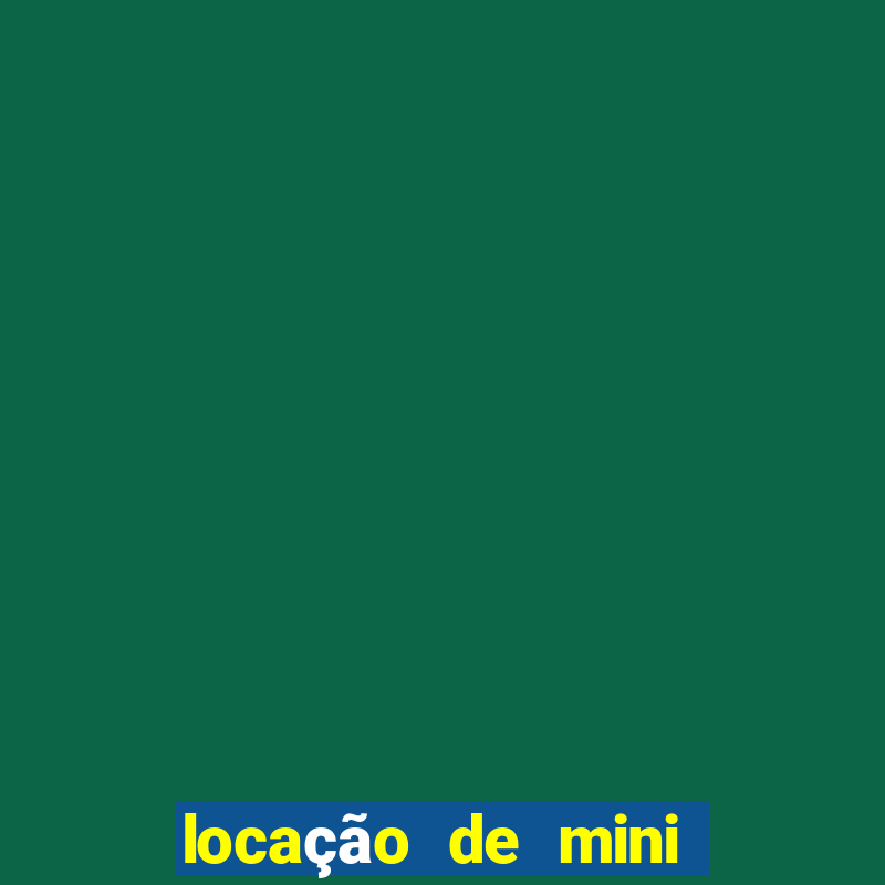 locação de mini escavadeira joinville