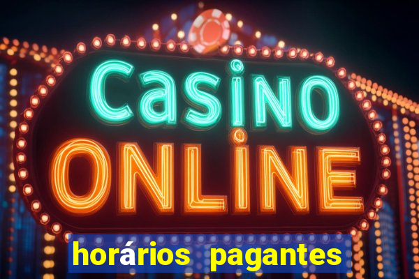 horários pagantes slots pg