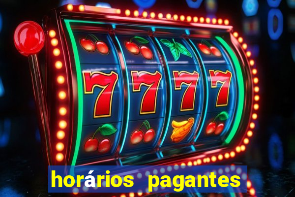 horários pagantes slots pg