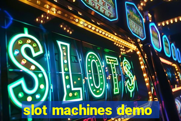 slot machines demo