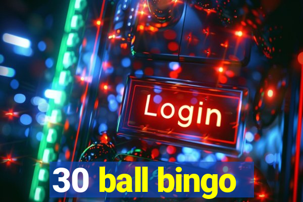 30 ball bingo